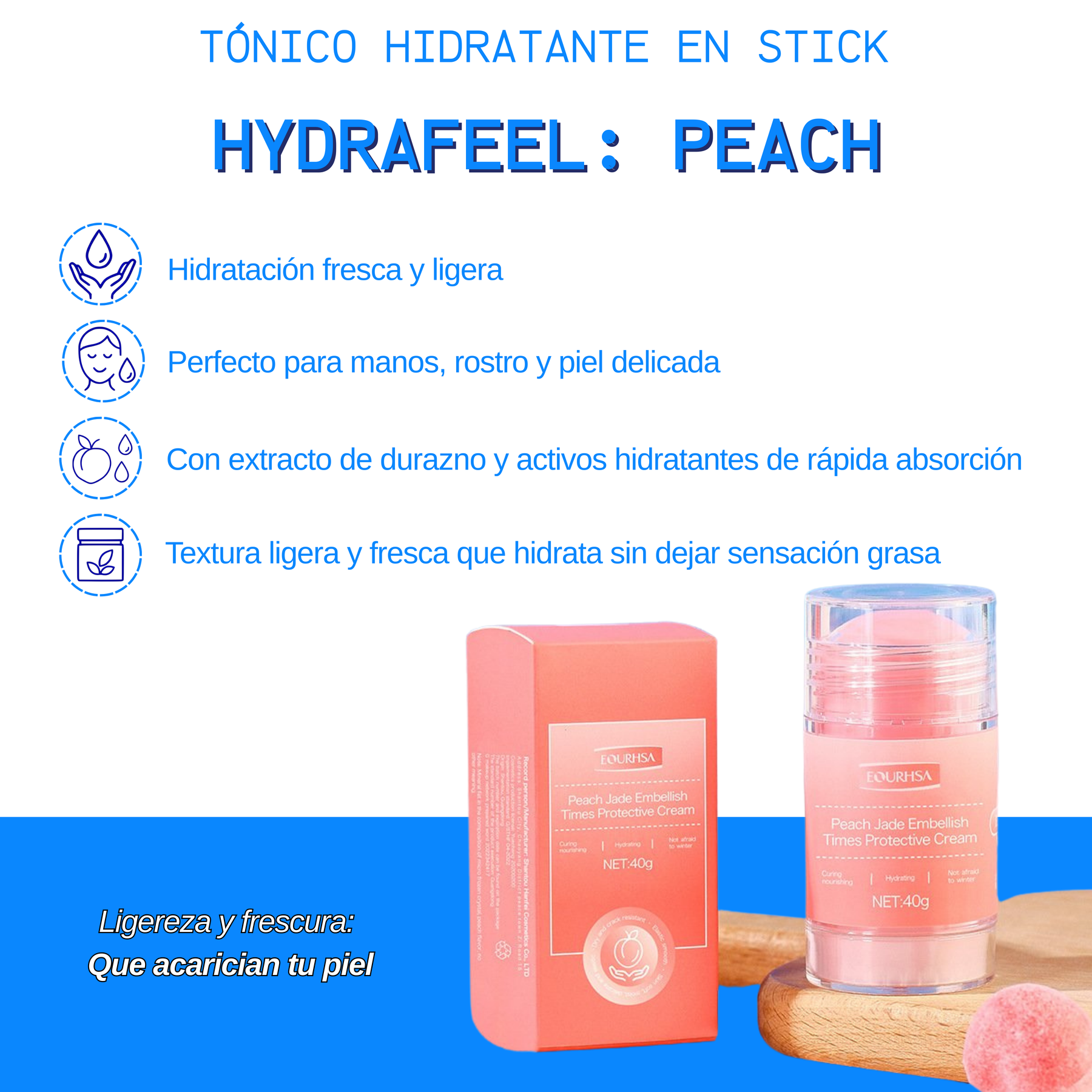 HydraFeel – Duo Hidratante en Stick para Reparar y Refrescar tu Piel