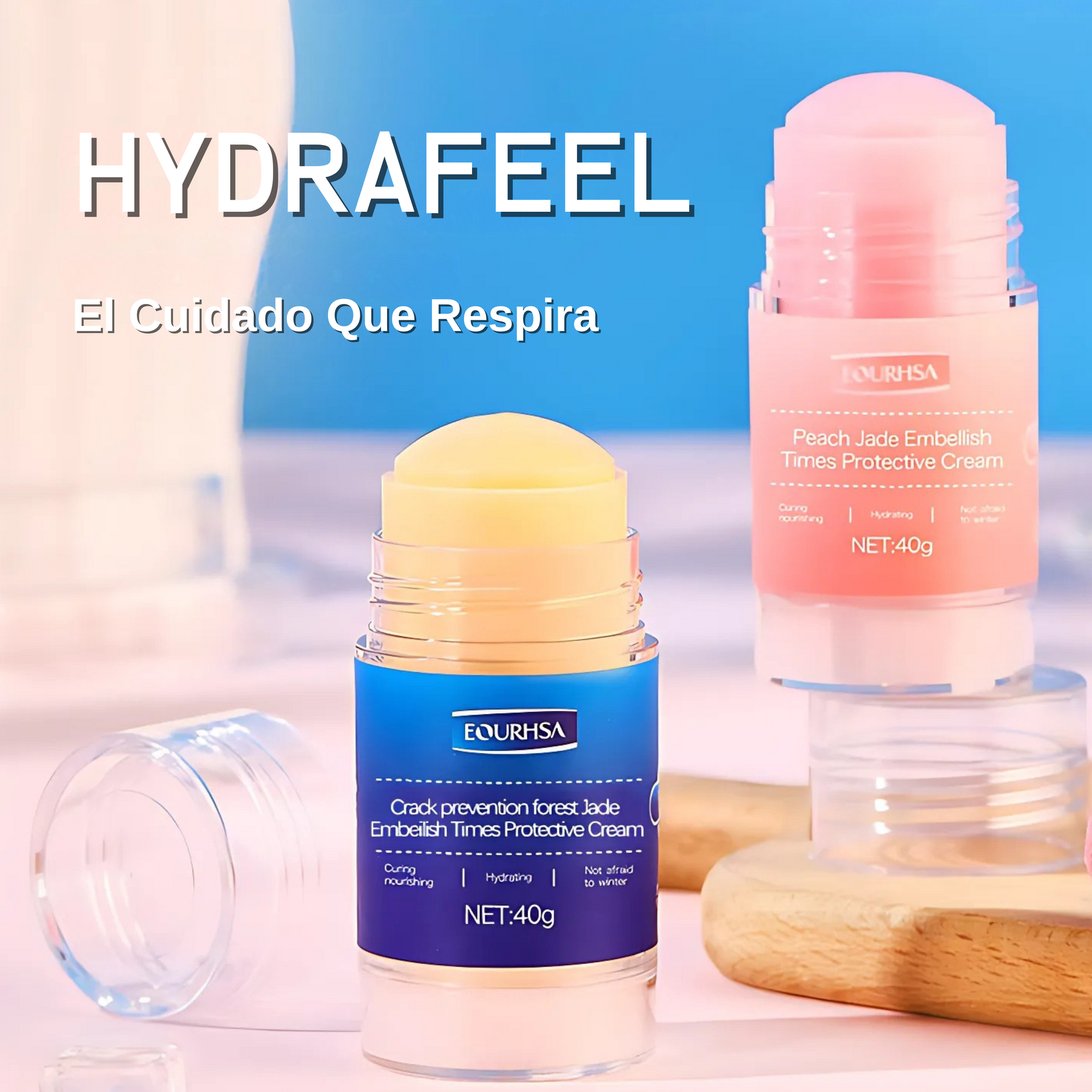 HydraFeel – Duo Hidratante en Stick para Reparar y Refrescar tu Piel