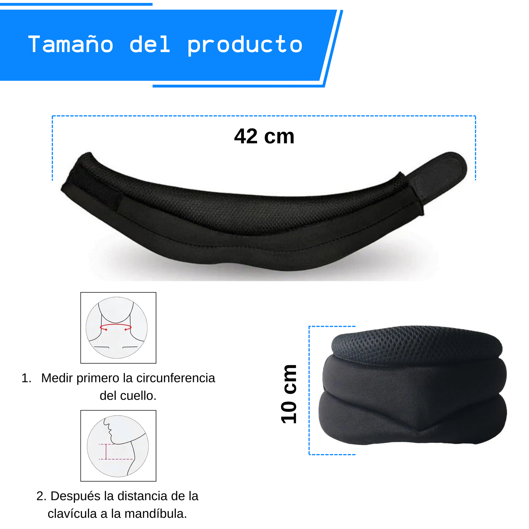SilentRest – Almohada Cervical Viscoelástica para Dormir Mejor Sin Dolor
