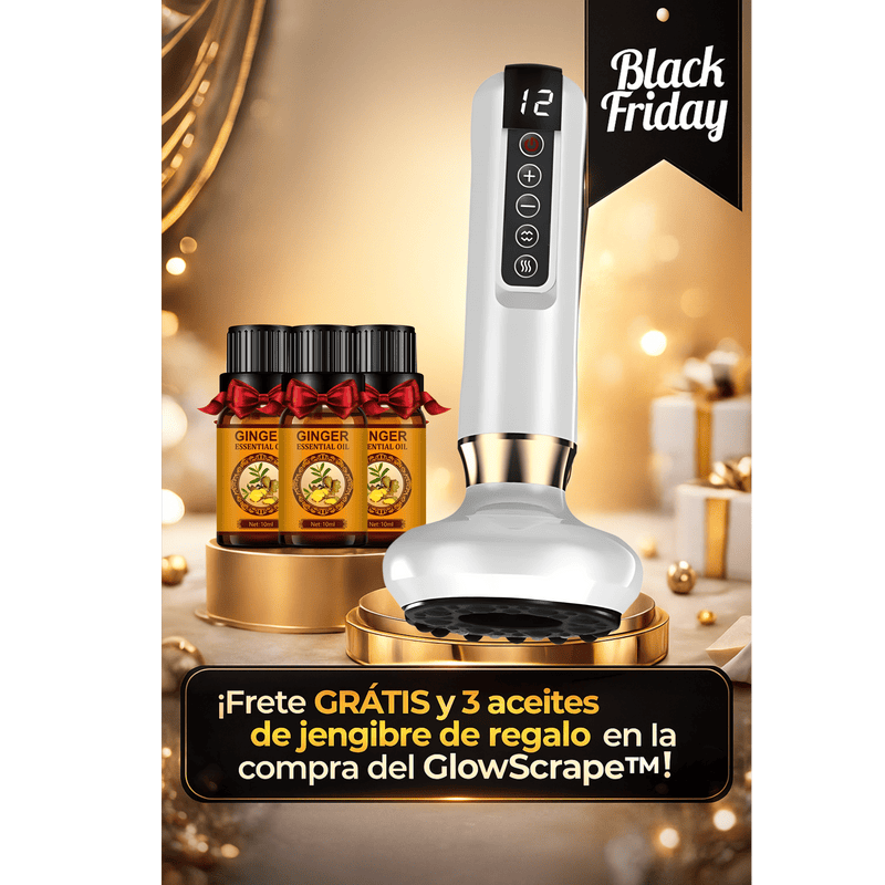 GlowScrape™ – Masajeador 3 en 1 Anticelulitis y Alivio Corporal